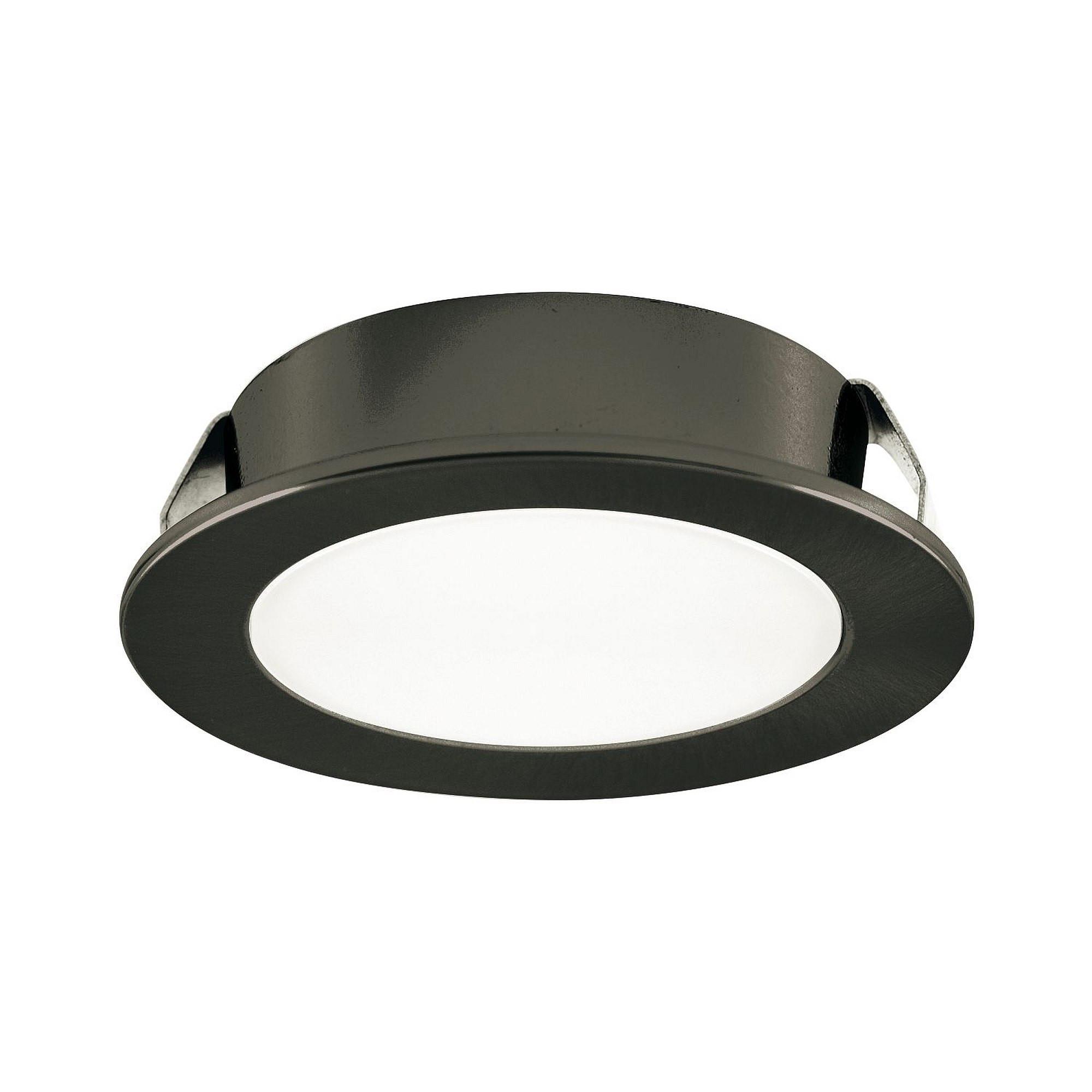 LED-Spot-Set Schwarz max. 1,8 Watt 3-teilig - Schwarz, LIFESTYLE, Metall (4cm)