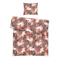 Jugendbettwäsche Einhorn ca. 160x210cm - Dunkelrosa, Modern, Textil (160/210cm) - Modern Living