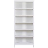 Regal Chilly Home ca. 82x197x40 cm Weiß - Weiß, Design, Holz (82/197/39,5cm) - Livetastic