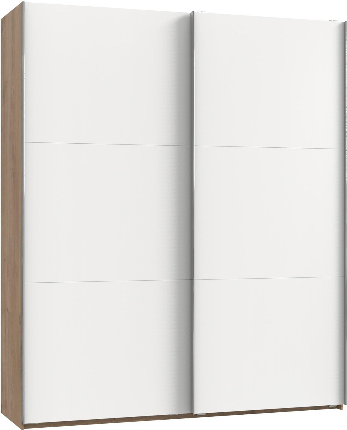 Ormar S Kliznim Vratima Level 36 A - bijela/boje hrasta, Moderno, drvni materijal (200/236/65cm) - Modern Living