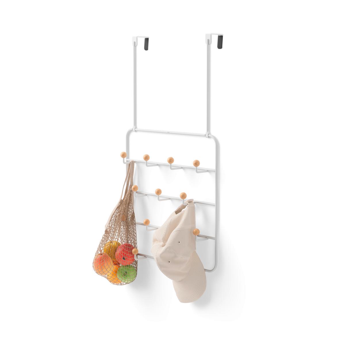 WIESZAK ŚCIENNY 1004045-660 - biały, Basics, metal (36/60/9cm) - Umbra