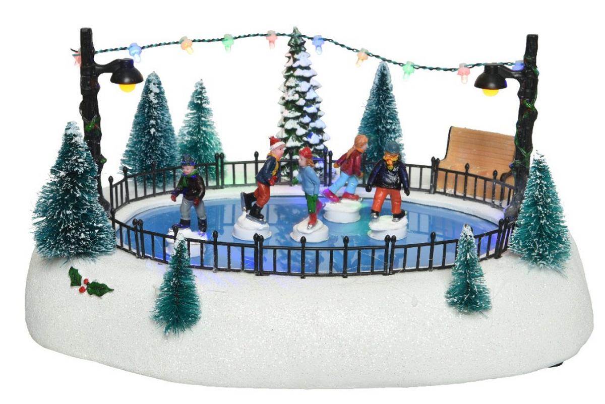 DEKORACJA ŚWIETLNA LED 485645 - CLASSIC CHRISTMAS - różnokolorowy, Basics, tworzywo sztuczne (21.00/27.00/14.00cm)