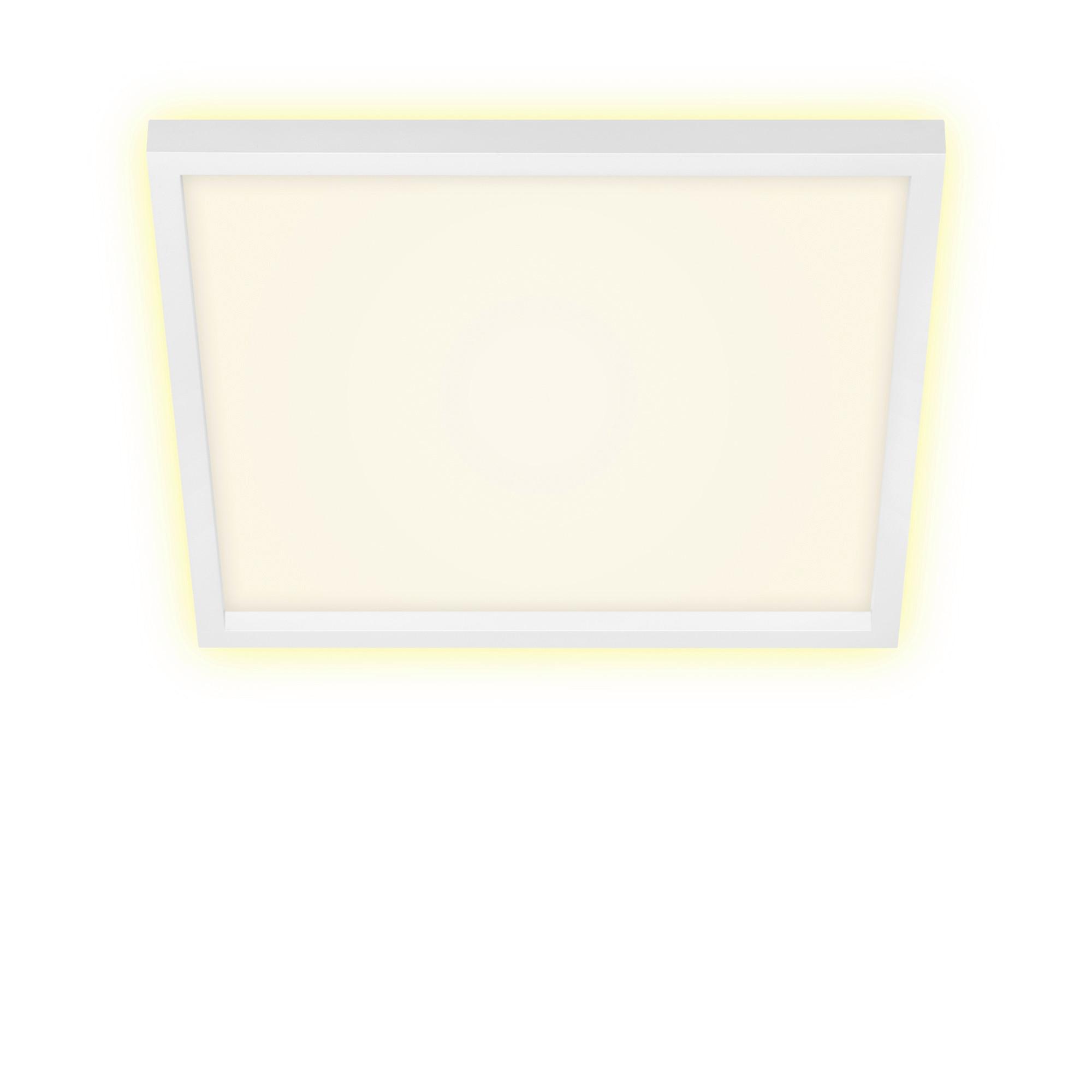 LED-Deckenleuchte Cadre Weiß max. 22 Watt - Weiß, Basics, Kunststoff (42,2/42,2/4cm)