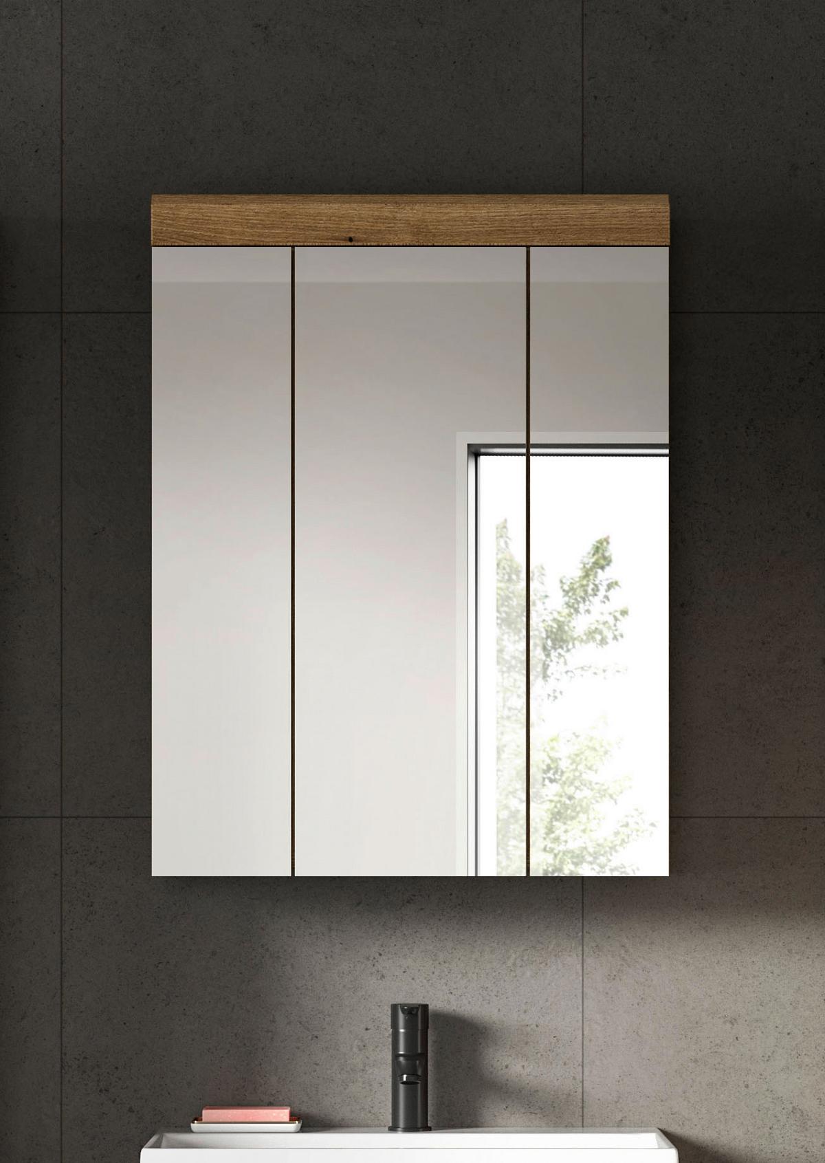 Spiegelschrank Scout ca. 60x79x18 cm - MODERN, Glas/Holzwerkstoff (60/79/18cm) - MID.YOU