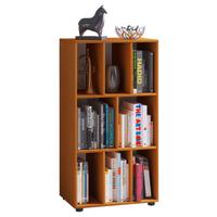 Regal Wotino Buchefarben - Buchefarben/Schwarz, MODERN, Holzwerkstoff/Kunststoff (60/114/40cm) - MID.YOU
