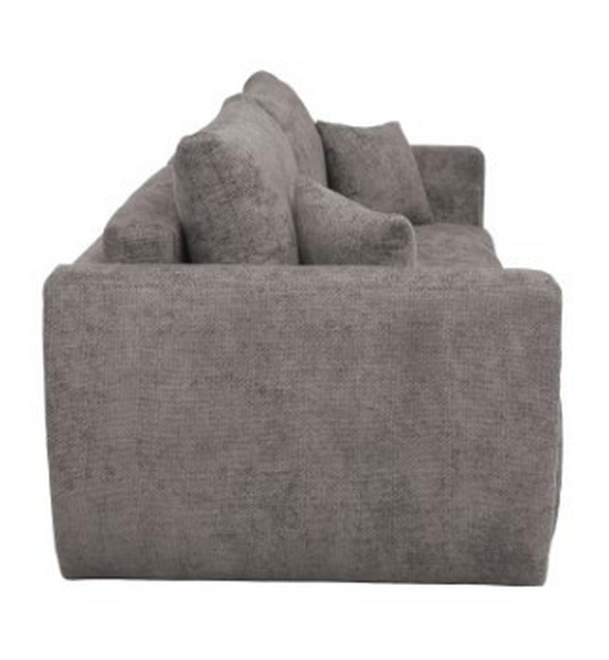 Canapea extensibila BALI - taupe/gri, Modern, lemn/textil (245/74-90/104cm) - Luca Bessoni