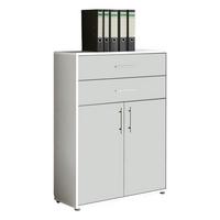 Aktenschrank Office Edition Weiß - Weiß, MODERN, Holzwerkstoff (84,5/114/33cm) - MID.YOU