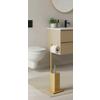 COMBINATIE VAN WC-BORSTELS ANNI -SB- - Natuurlijke kleuren/Roestvrijstaalkleuren, Modern, Kunststof/Hout (19/70,5/19cm) - Mömax