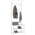 Samostoječ Obešalnik Amelia -sb- - bela, Moderno, kovina (67/185/32cm) - Mömax modern living Samostoječ Obešalnik Amelia -sb- - bela, Moderno, kovina (67/185/32cm) - Mömax modern living