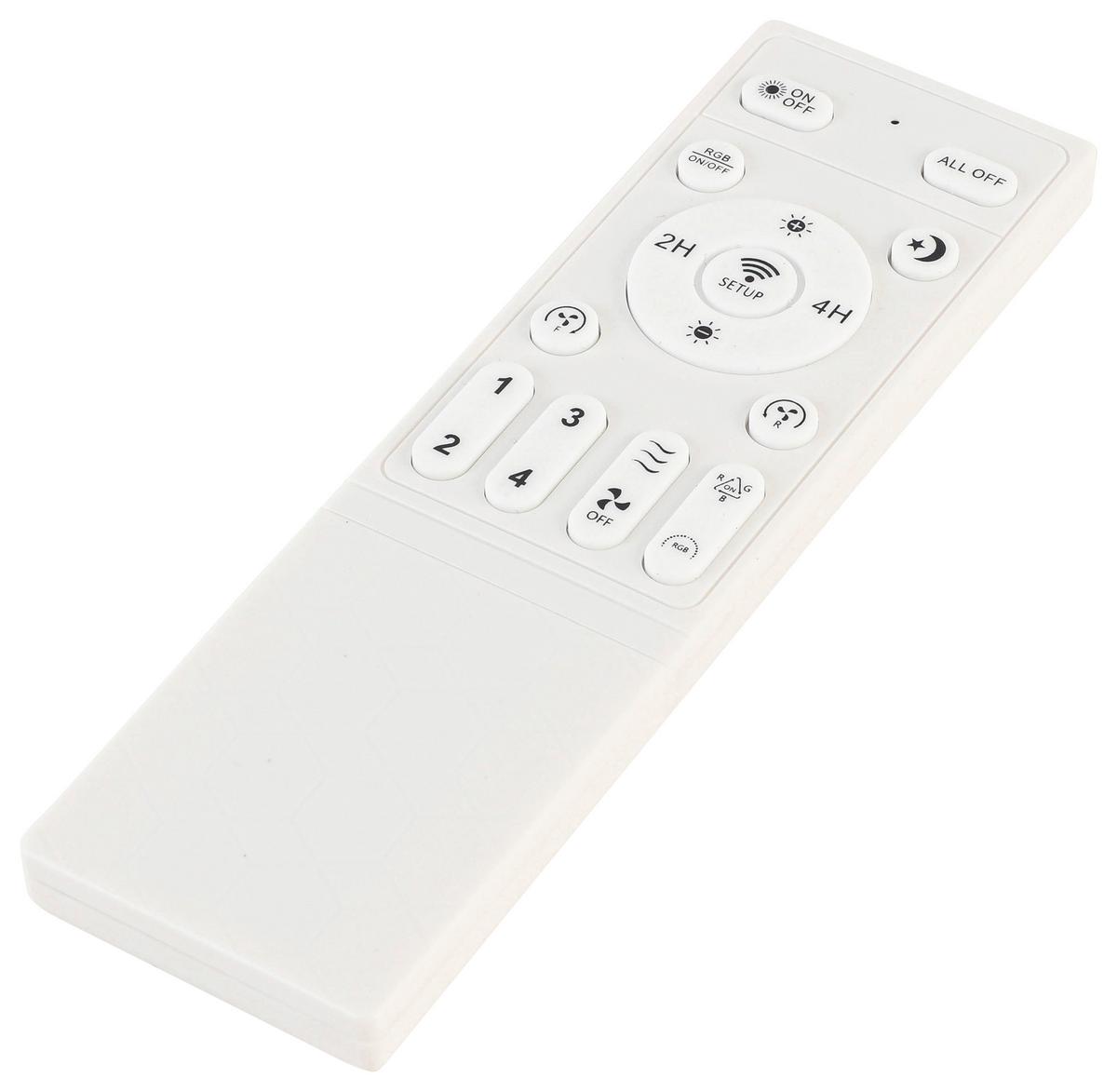 LED-Deckenleuchte Vin max. 30W + 5W RGB-LED - Weiss, Konventionell, Kunststoff/Metall (46/16cm) - Modern Living