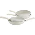 Bratpfanne Marmor Creme - Creme, ROMANTIK / LANDHAUS, Metall (24/4,5cm) - Premium Living Bratpfanne Marmor Creme - Creme, ROMANTIK / LANDHAUS, Metall (24/4,5cm) - Premium Living