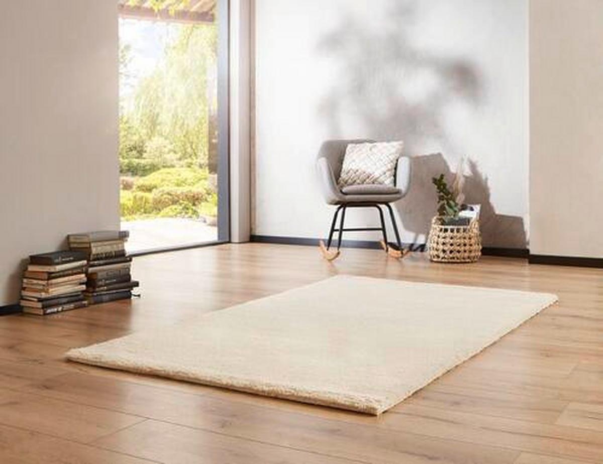 DYWAN BERBERYJSKI SIDI 15/15S UNI - kolor naturalny, Basics, tkanina ( 40/60cm) - Linea Natura