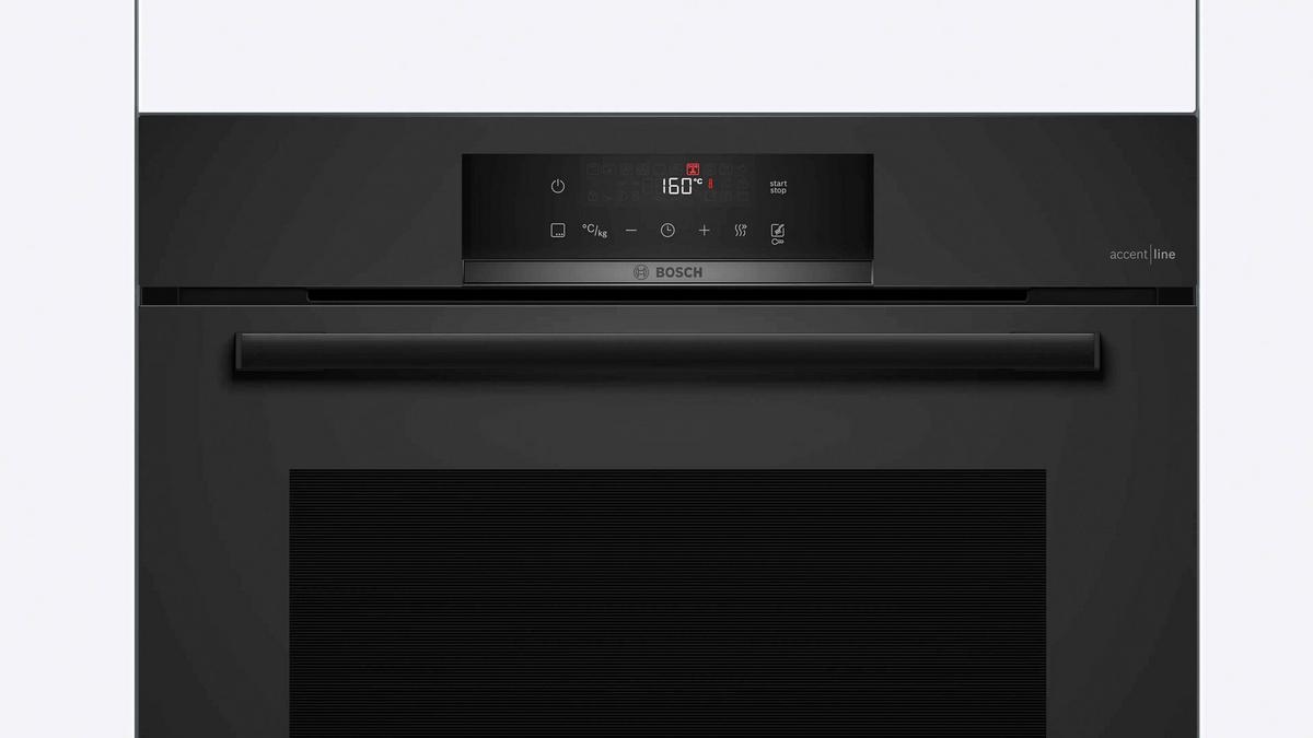 Backofenset HBDMATTBK5 Schwarz - Schwarz, Glas/Metall (60cm) - Bosch