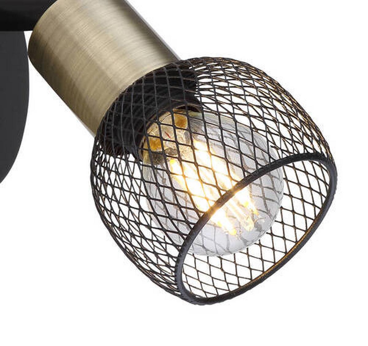 Reflektor 54028-1 Fiastra - crna, Basics, metal (8/9/16,5cm) - Globo