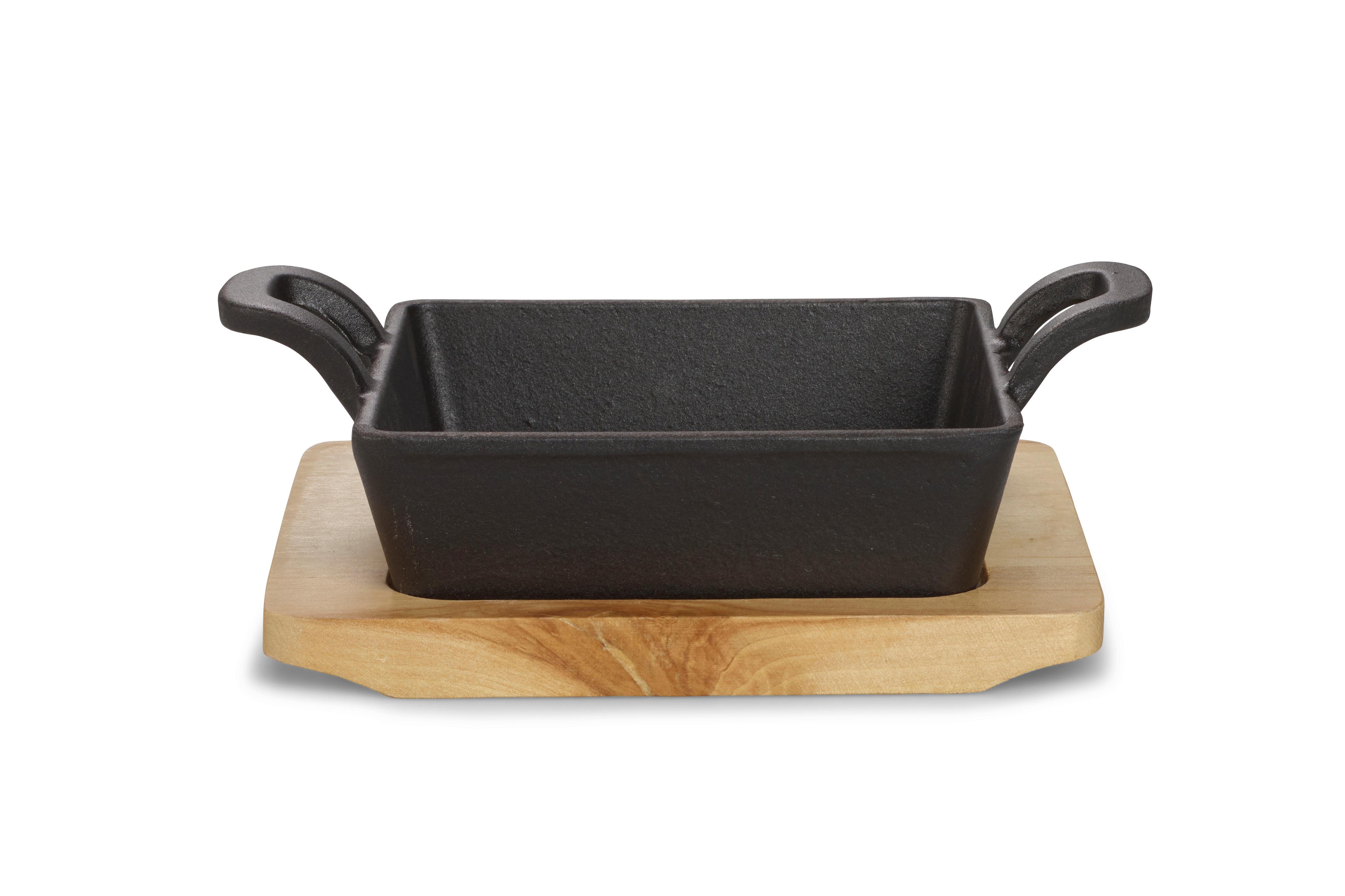 Tálalóserpenyő Ew-Ge-1342 - barna/fekete, Basics, fa/fém (18,5/3,5/12,5cm) - Echtwerk