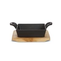 Tálalóserpenyő Ew-Ge-1342 - barna/fekete, Basics, fa/fém (18,5/3,5/12,5cm) - Echtwerk