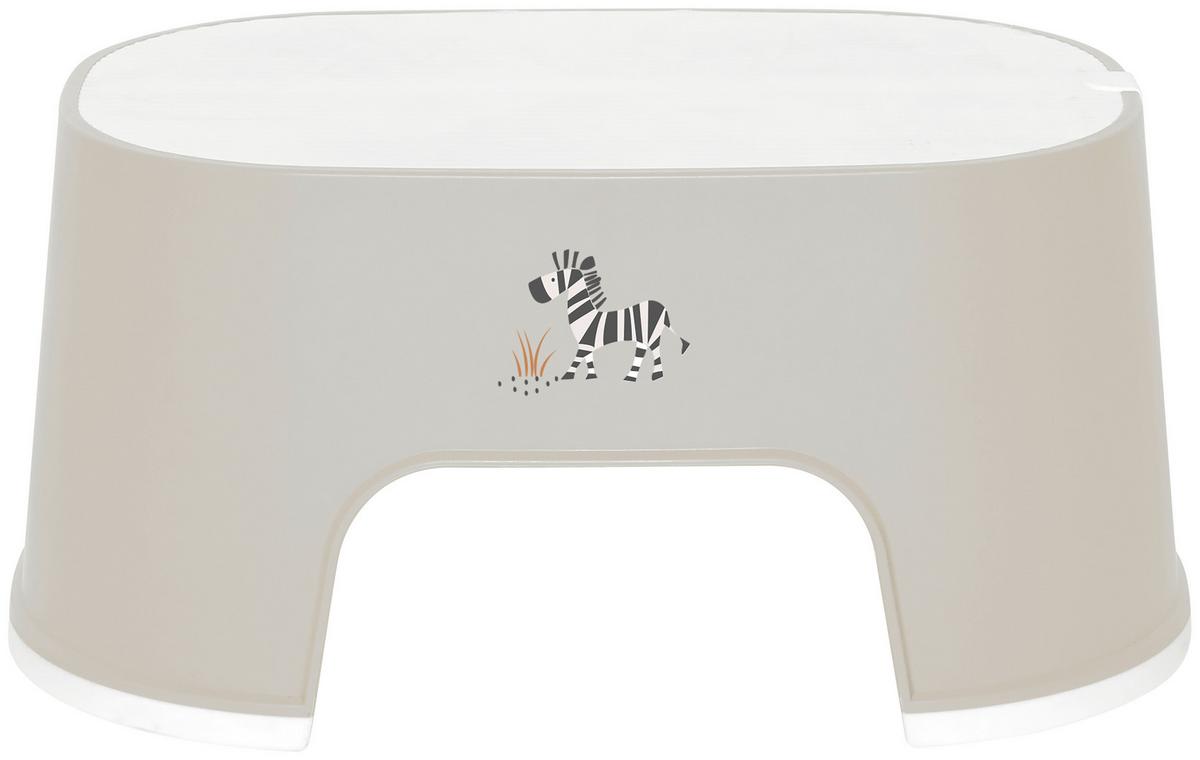 STOPIEŃ TRITTHOCKER GROW - taupe, Basics, tworzywo sztuczne (33,7/22,9/15,5cm) - Bebe Jou