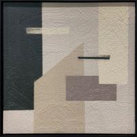 BILD ORIG-19-74X74-ARTSTR-ARBAKZW - Schwarz, Basics, Holz/Stein (74/74/10cm) - Wandkraft