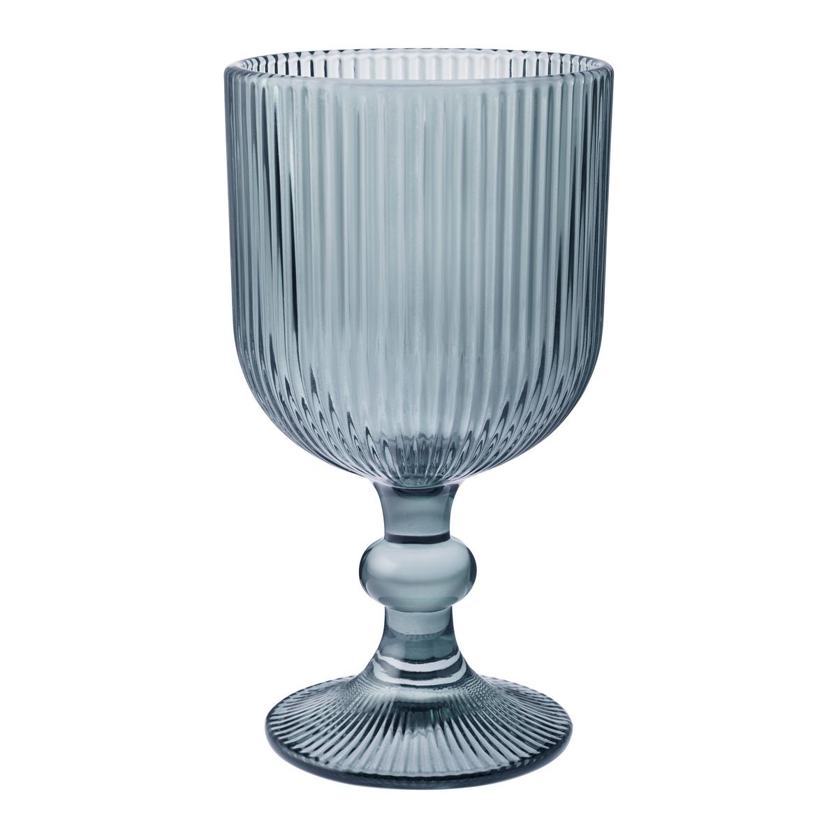 Pahar pentru vin 4/1 Ivana cca. 370 ml - roz aprins/albastru, Konventionell, sticlă - Mömax