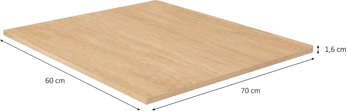 Küchenrückwand NV70 Eiche Artisan - Eiche Artisan, MODERN, Holzwerkstoff (60/70/1,6cm) - Nobilia