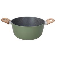 Oală Stone Sage, cca. 4L - verde smarald, Basics, metal (10,5/24/24cm) - Tognana