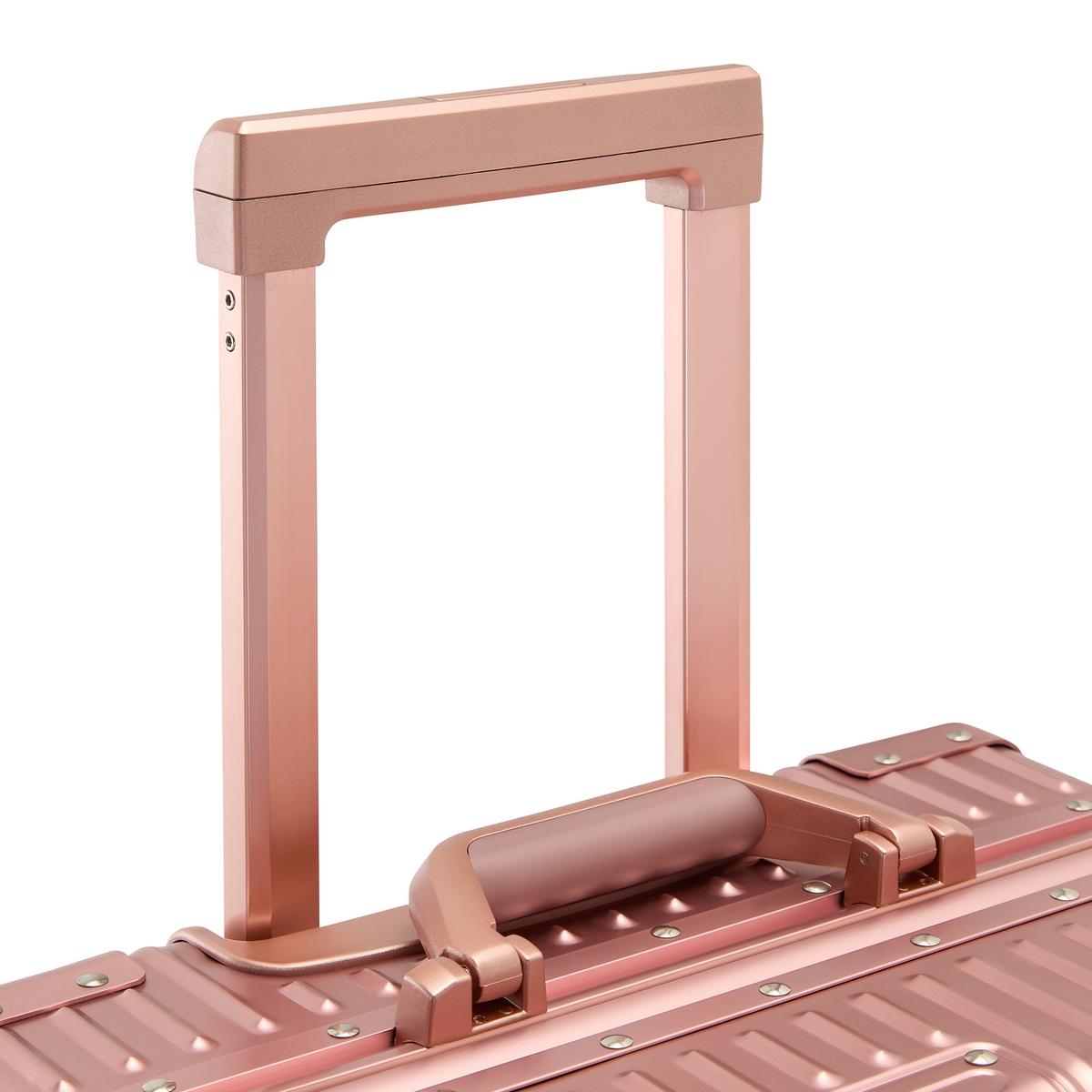 Reisekoffer Dubai Roségold ca. 36l - Roségold, KONVENTIONELL, Metall (56/36/22cm) - Mömax