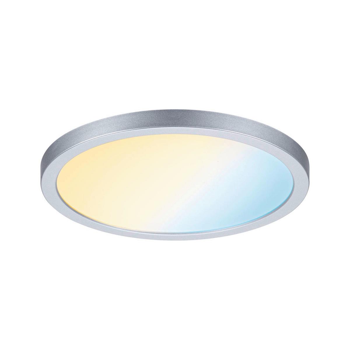 LED-Paneel Areo in Chromfarben max. 15 Watt - Chromfarben, Design, Kunststoff (17,5/1cm) - Paulmann