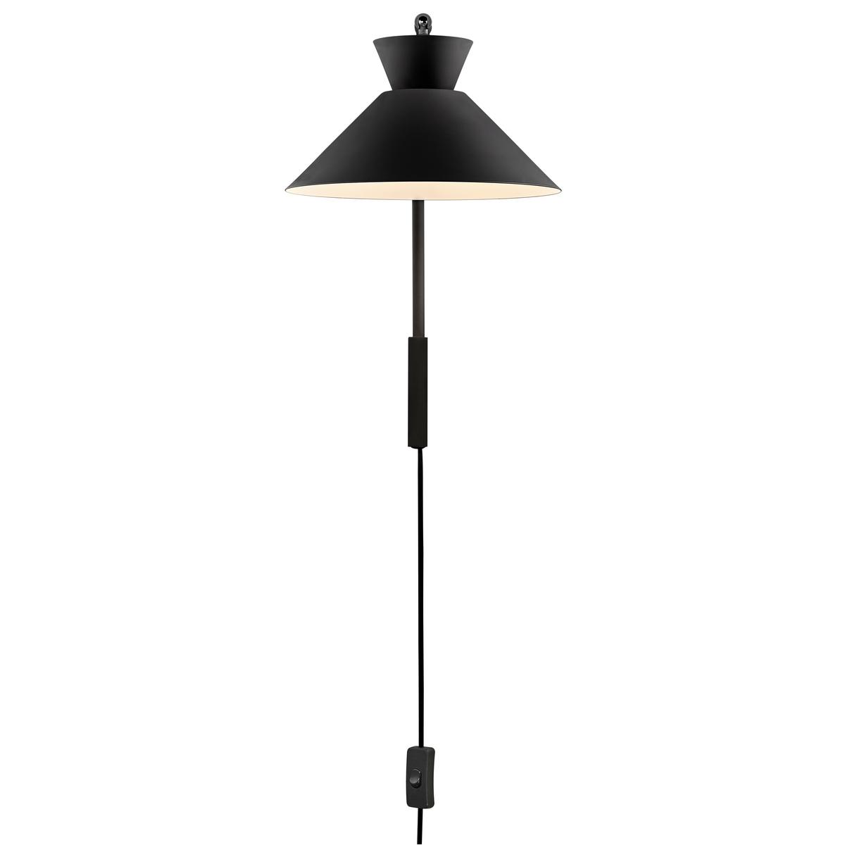 KINKIET 2213371003 DIAL - czarny, Konventionell, metal (25/40,2cm) - Nordlux