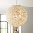 Hängeleuchte Sophia, max. 60 Watt - Weiß, LIFESTYLE, Kunststoff/Weitere Naturmaterialien (50cm) - MÖMAX modern living