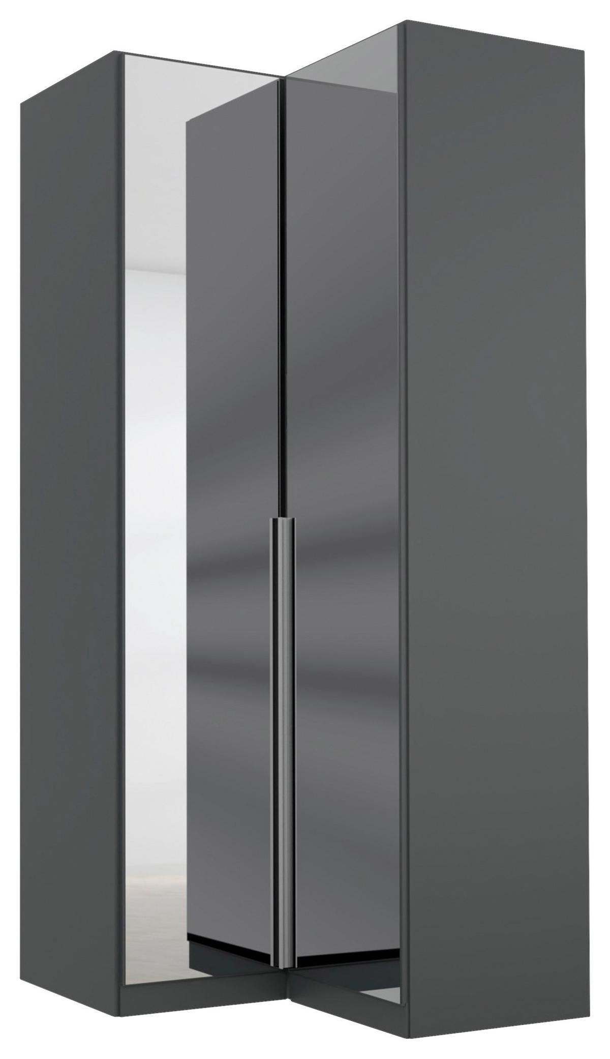 DULAP PE COLT ALABAMA - argintiu/gri, Modern, material pe bază de lemn (100/229/102cm) - Modern Living