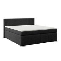 PAT BOXSPRING MIRA 1 - negru, Basics, textil (160/200cm)