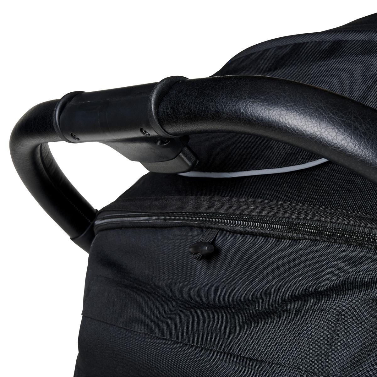 WÓZEK SPACEROWY STRAIGHT - czarny, Basics, tworzywo sztuczne/metal (94/58,5/106cm) - Jimmylee