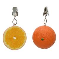 Uteg Za Stolnjak Sunny - narančasta, Basics, plastika (5/5/3cm)