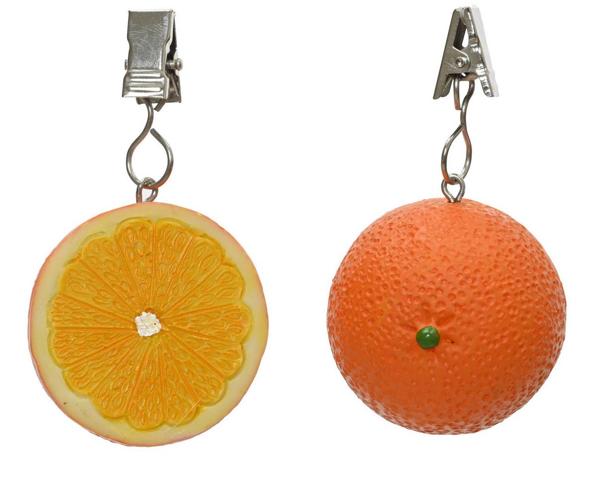 Uteg Za Stolnjak Sunny - narančasta, Basics, plastika (5/5/3cm)