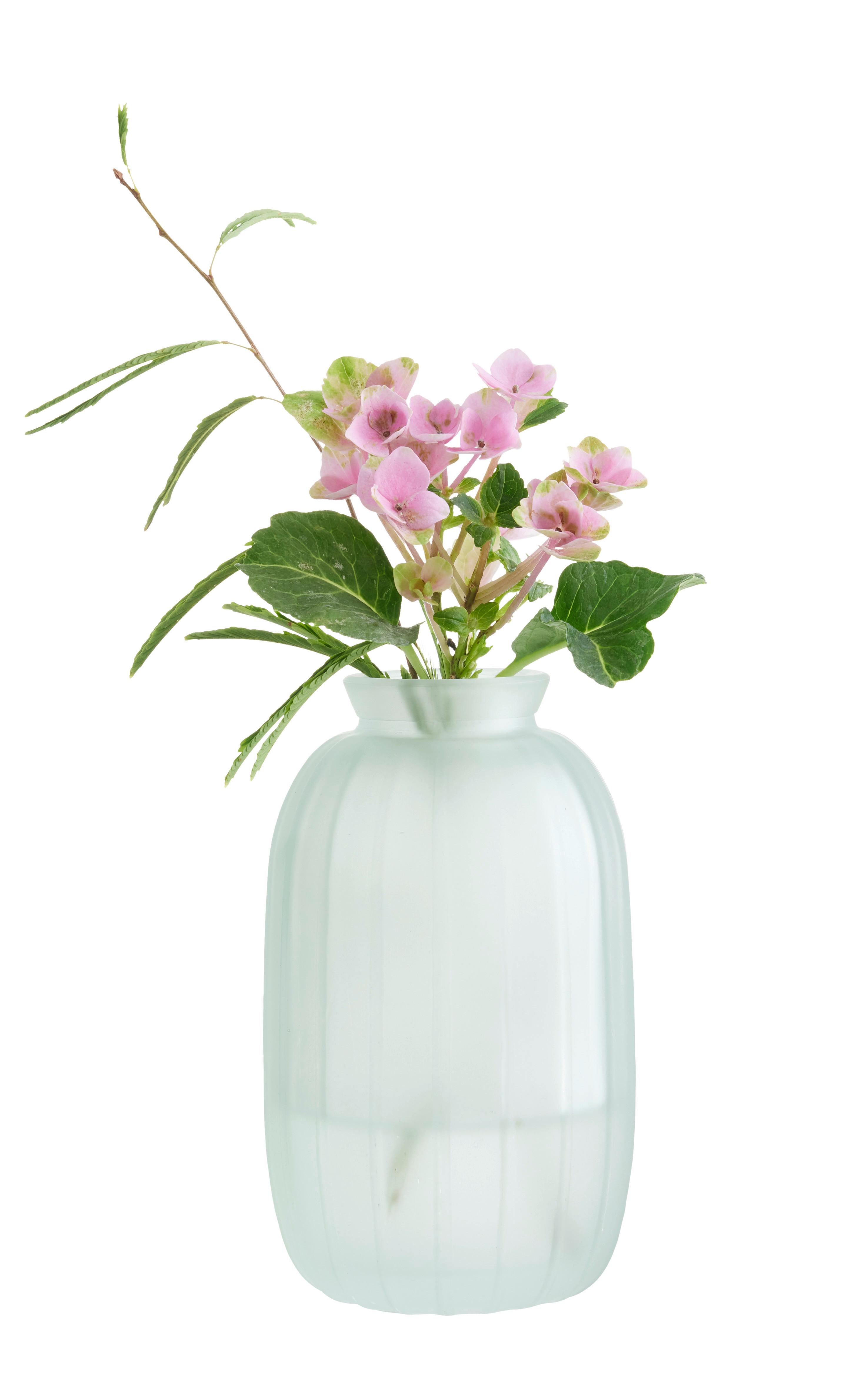 Váza Jil - zsályazöld, Konventionell, Üveg (7/11cm) - Modern Living