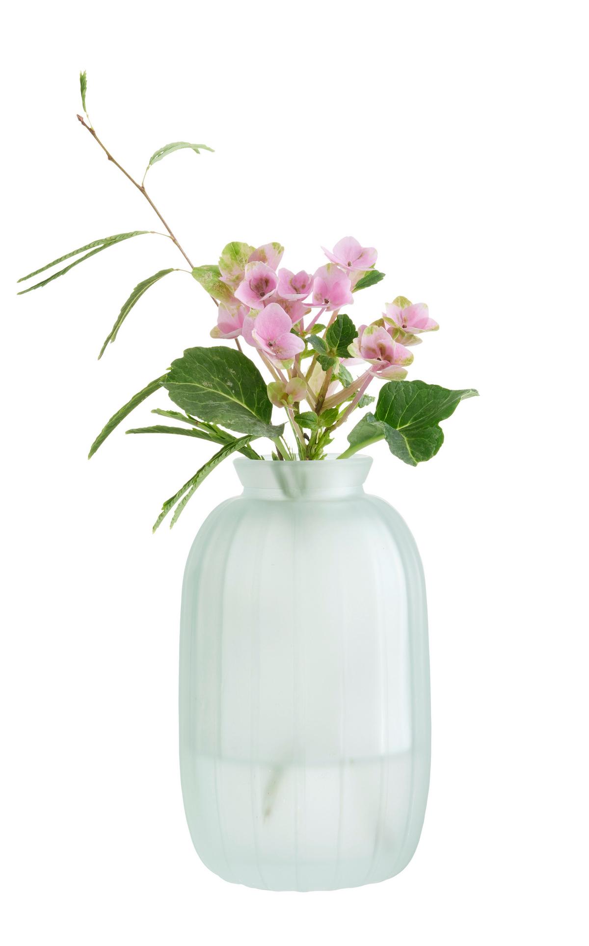 Váza Jil - zsályazöld, Konventionell, Üveg (7/11cm) - Modern Living
