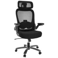 Pisarniški Stol Instructor T I Pro, Črna - srebrne barve/črna, Moderno, kovina/umetna masa (75/142/63cm) - MID.YOU