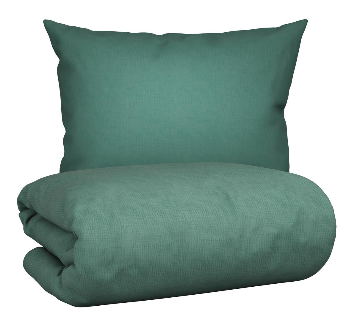Ágyneműhuzat-garnitúra Melissa - zöld, Modern, textil (140/200cm) - Modern Living