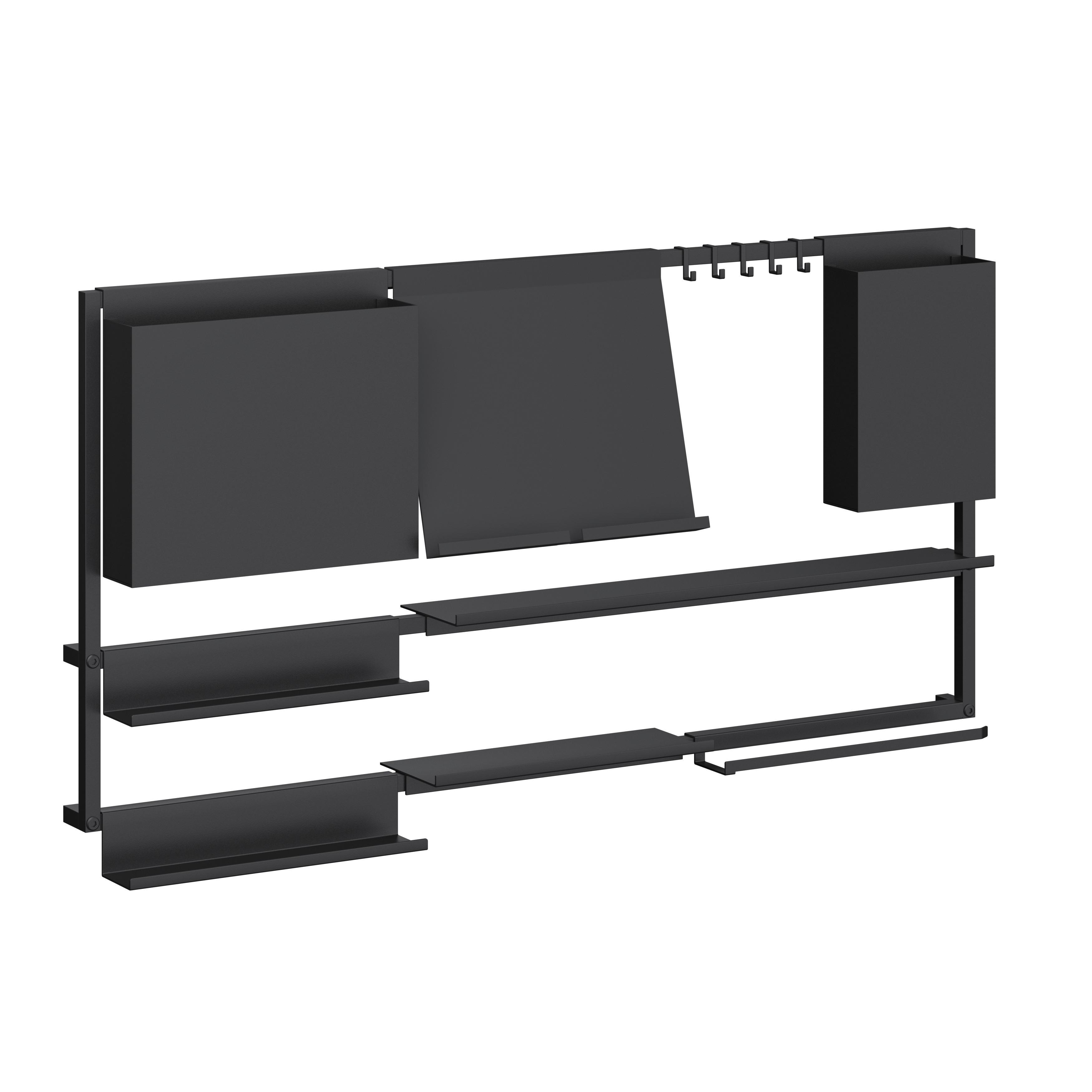 Tablethalterung Systemstyle Schwarz - Schwarz, MODERN (27/24,5/3,7cm) - System Style