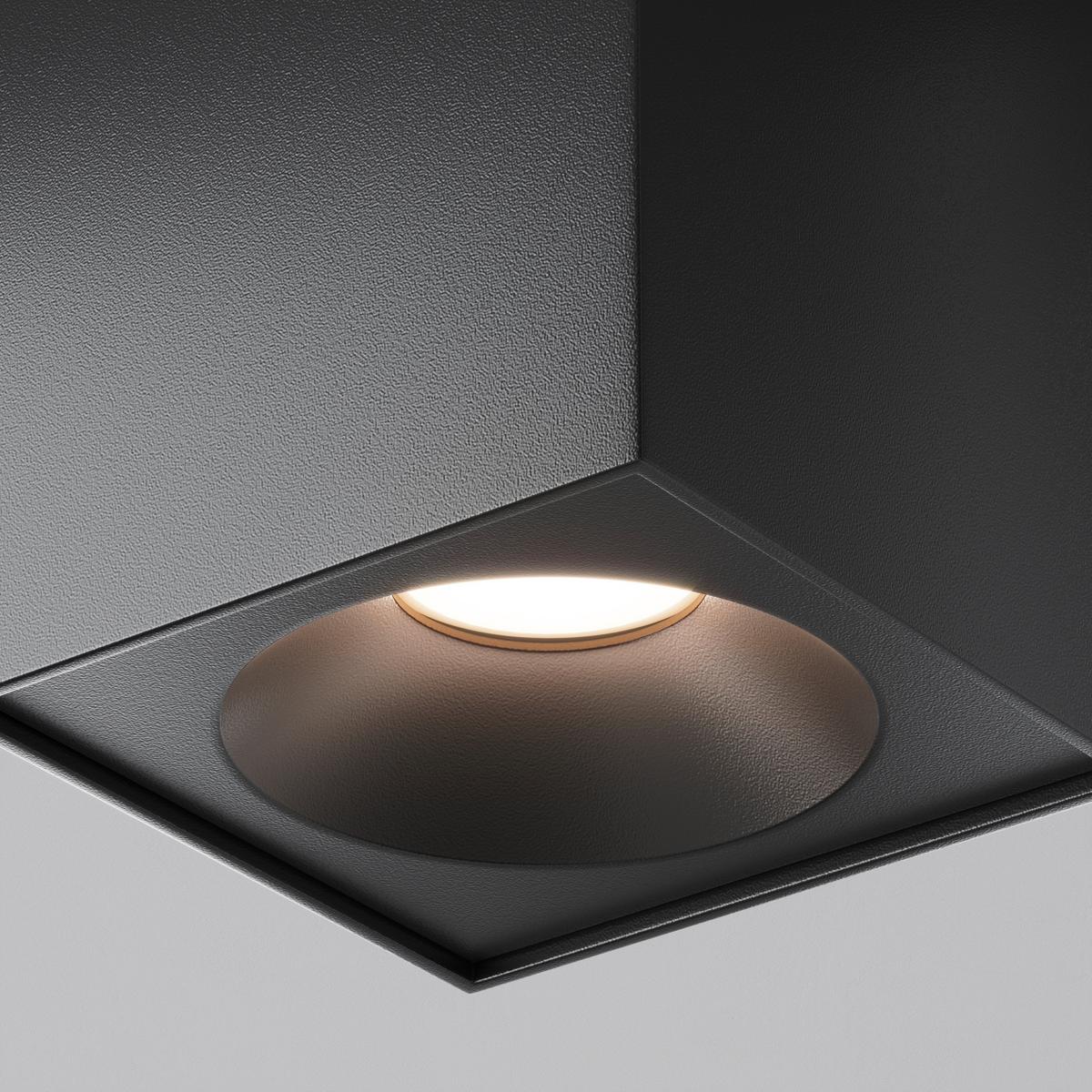 Deckenleuchte Zoom Schwarz max. 50 Watt - Schwarz, Trend, Metall (9/9/11,5cm) - MAYTONI