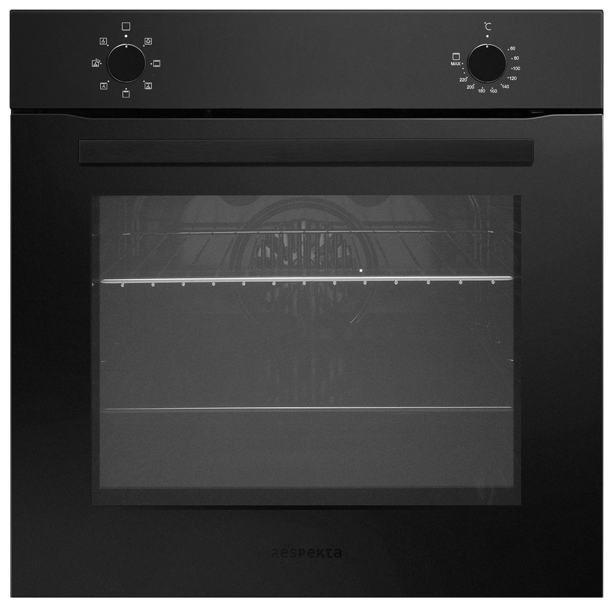 Herdset ASET121M4295IM Schwarz - Schwarz, Basics, Glas/Metall (59,5/65,5/52,1cm) - Respekta