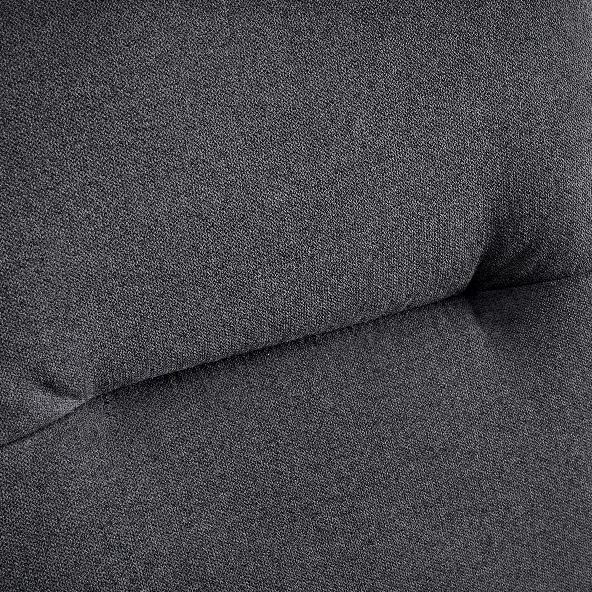 ZESTAW KRZESEŁ LEO - ciemnoszary/czarny, Modern, metal/tkanina (49/99/68cm) - Bessagi Home