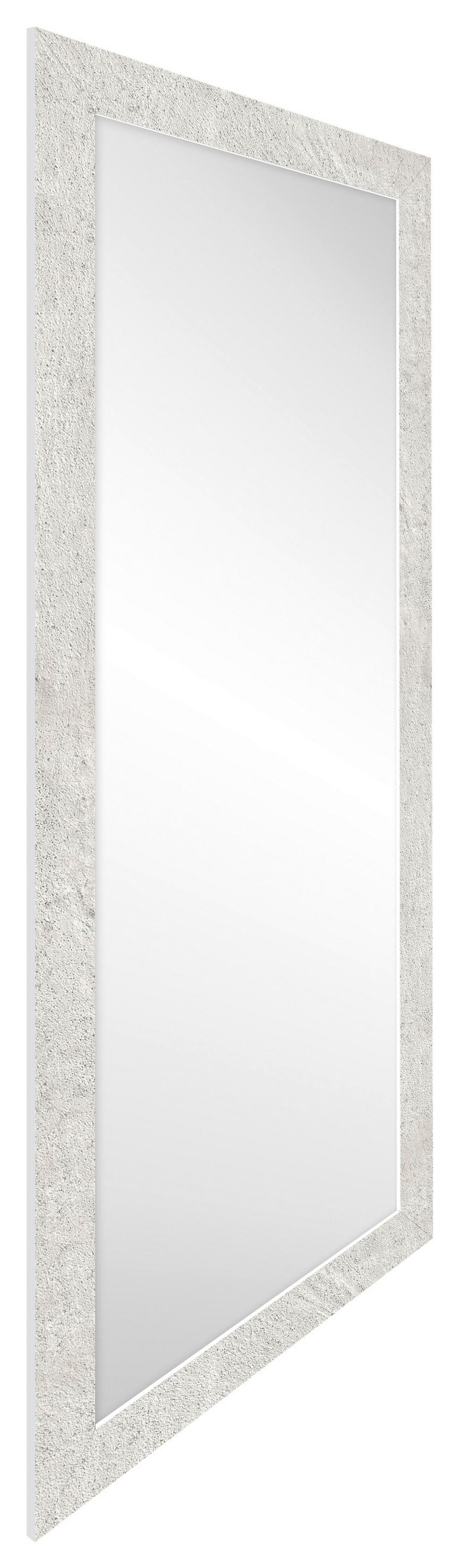 Oglindă Paraiso - alb/gri, Modern, sticlă/material pe bază de lemn (71/172/3cm) - Premium Living