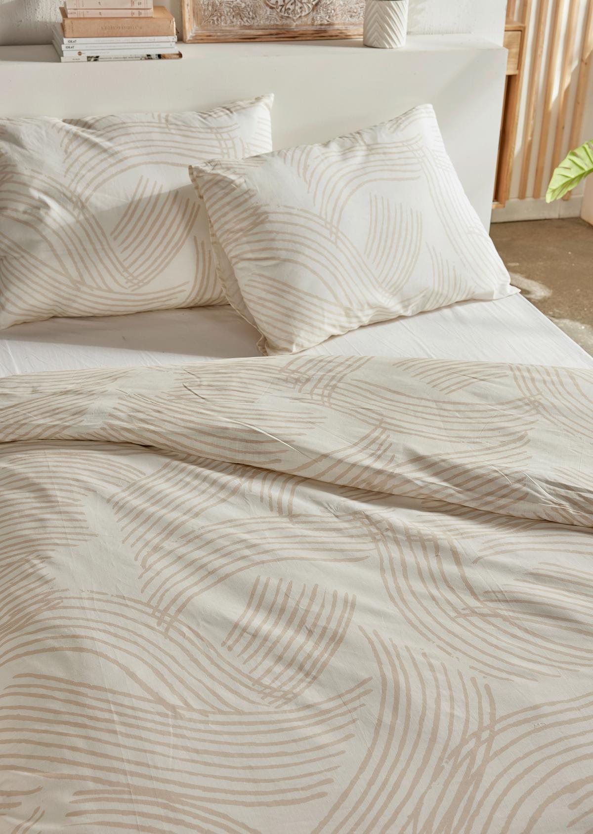 Lenjerie de pat Ranforce cca. 200x220/2x50x70 cm - alb, Modern, textil (200/220cm)