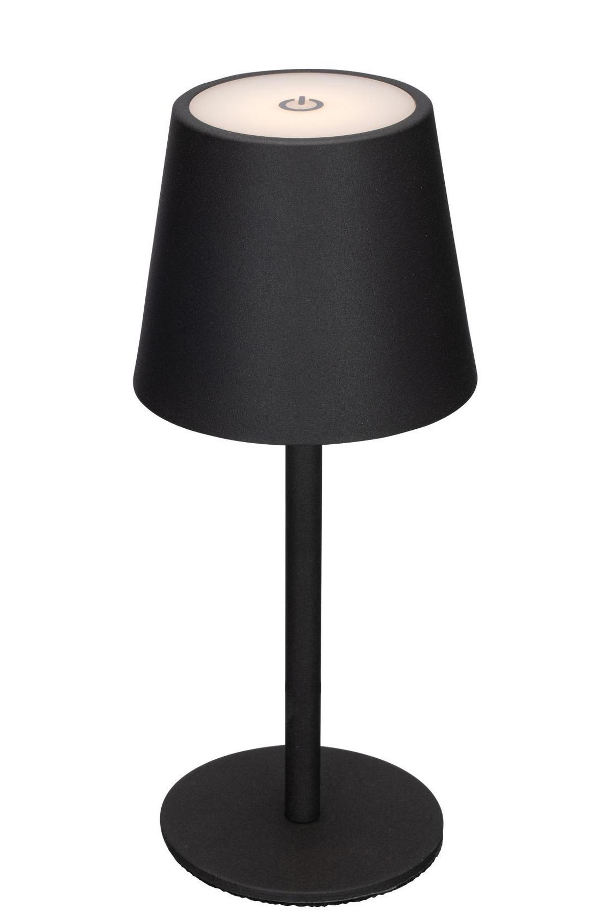 LAMPA STOŁOWA Z AKUMULATOREM JUBIDUBILÄUM - czarny, Basics, tworzywo sztuczne/metal (8,6/20,3cm) - Novel