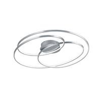 LED-Deckenleuchte Gale Nickelfarben max. 50 Watt - Nickelfarben, Design, Metall (80/14/65cm) - Trio Leuchten