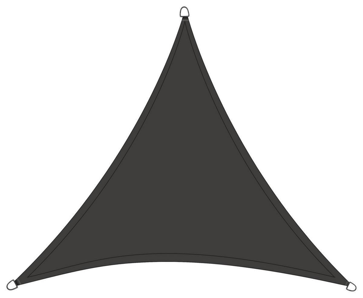 Sonnensegel H16882 ca. 360x360x360 cm Dunkelgrau - Dunkelgrau, MODERN, Textil/Metall (360/360/360cm) - Siena Garden