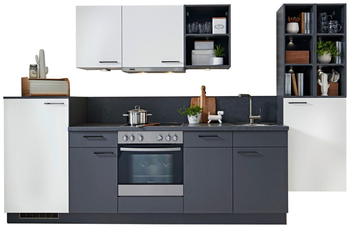Kuhinjski Blok Win - bela/antracit, Moderno (320cm) - Express