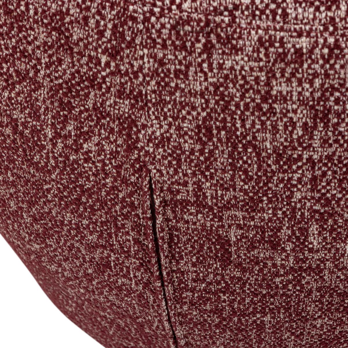 Cocktailsessel Serra Bordeaux - Bordeaux/Schwarz, Design, Kunststoff/Textil (70/68/77cm) - Livetastic