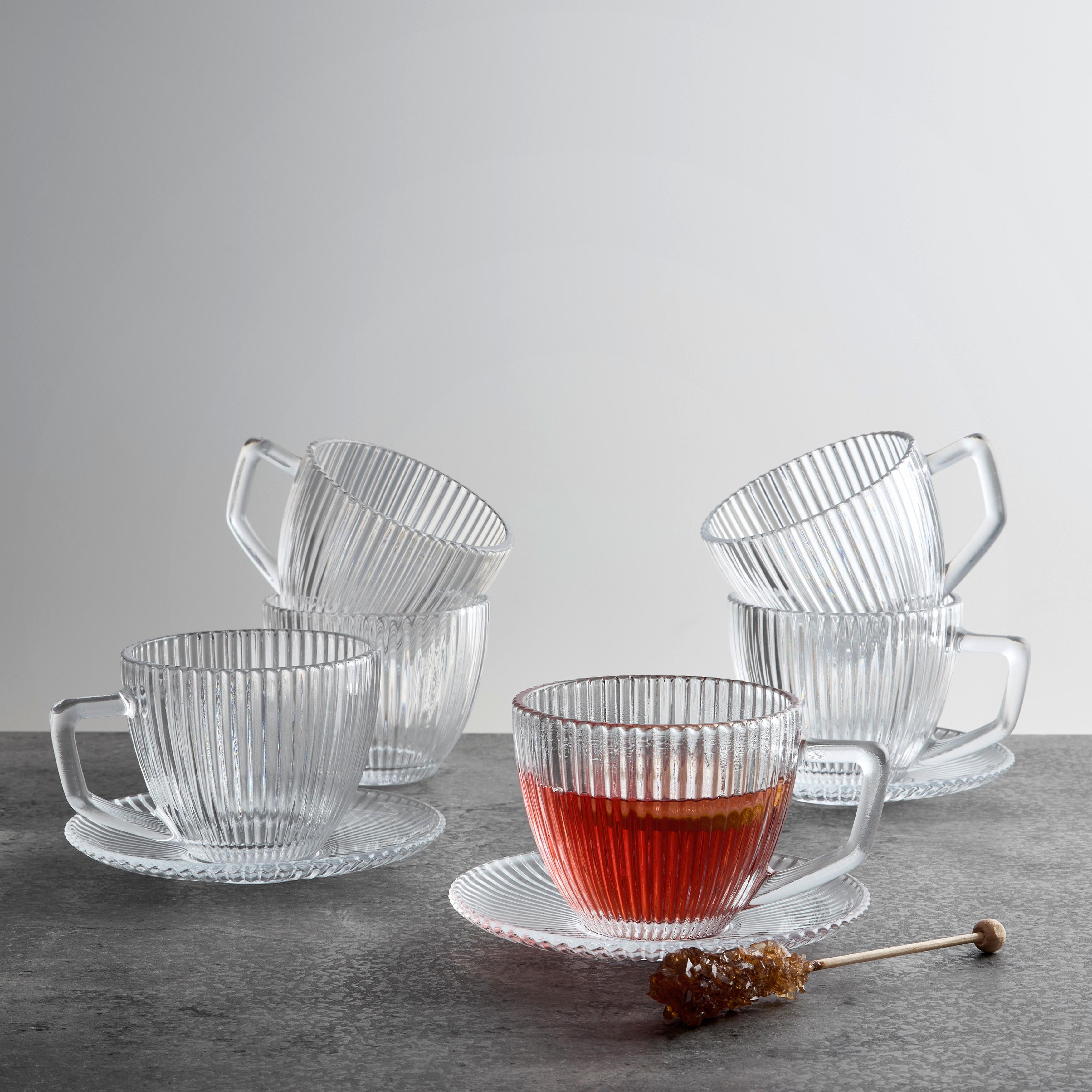 SET MED KOPPAR ROSEMARY - 12 PCS - klar, Klassisk, glas - Mömax